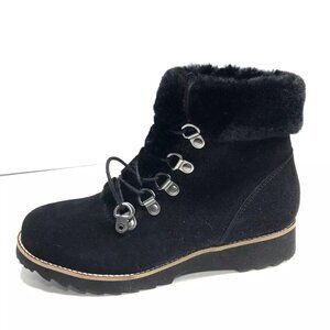 Blondo Womens Rachel Waterproof Black Suede Size 6 M-Broken Eyelet
